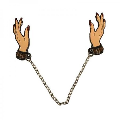 Geeky & Kinky Chains Of Love Hands 7 In. Duo Pin
