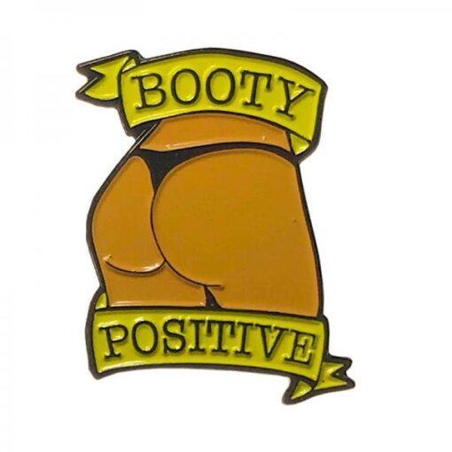 Geeky & Kinky Booty Positive Caramel Pin