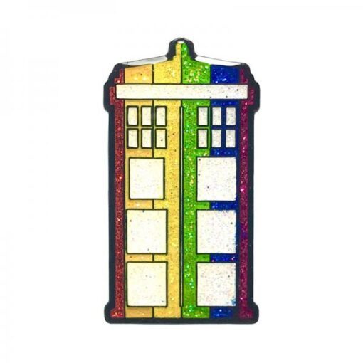 Geeky & Kinky Pride Phonebooth Who Pin