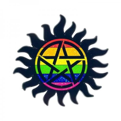 Geeky & Kinky Supernatural Pride Pin