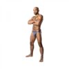 Male Power Infinite Comfort Amplifying Strappy Jock Periwinkle S/m