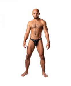 Male Power Kaleidickscope Bong Thong Black L/xl