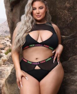 Fuck Labels Top & Highwaisted Bottoms Q/s