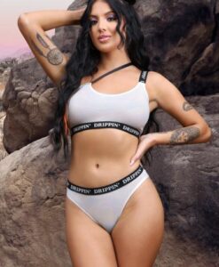 Drippin Oneshoulder Top & Panty L/xl