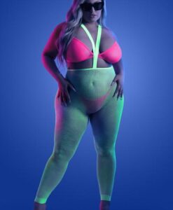 Glow Come Alive 3pc Seamless Set Neon Green & Pink Q/s