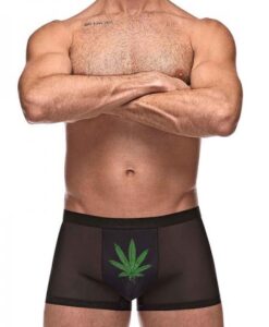 Private Screening Pouch Short Pot Leaf Medium