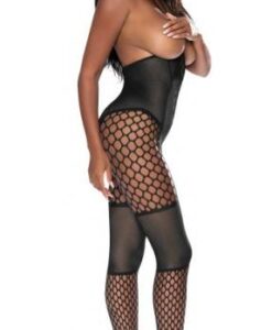 Seamless Cupless Catsuit Black O/s