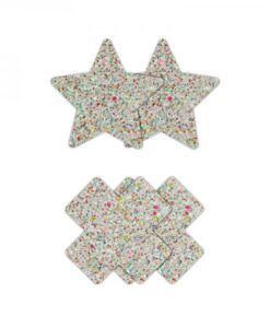 Pretty Pasties Star & Cross Glow 2 Pair