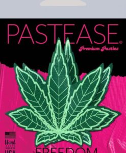Pastease Indica Pot Leaf Green Holographic Weed