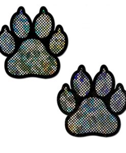 Pastease Paw Print Silver Shattered Disco Ball