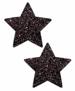 Pastease Sparkle Black Stars