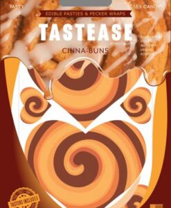 Tastease Cinna-bun Edible Nipple Pasties & Pecker Wraps