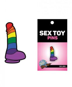 Rainbow Dildo Pin (net)