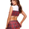 Teacher's Pet Schoolgirl Crop Top & Skirt Set M/l