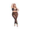 Pink Lipstick All About Leaf Bra & Leggings Black Qn