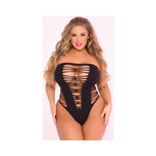 Juicebox Seamless Bodysuit Black 1X/2X