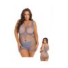 Absolutist Lace And Net Dress Blue Queen