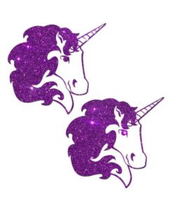 Unicorn Purple Glitter Pasties O/S