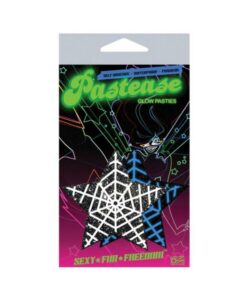 Alternative view of Halloween Glow In The Dark Web Pasties O/S