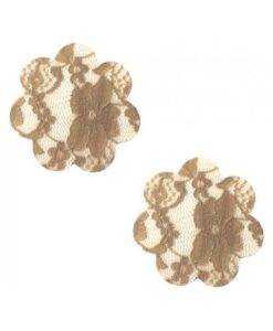 Neva Nude Lace Petal Flower Pasties - Nude O/s