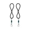 Bijoux De Nip Nipple Halos Star Charm Blue Black