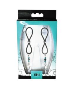 Alternative view of Bijoux De Nip Nipple Halos Star Charm Blue Black