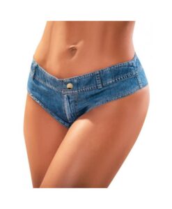 Micro Mini Solid Shorts Light Chambray Lg