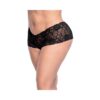 Lace Boyshort Black 2x/3x