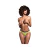 Sunday Brunch Babe Lace Panty Hot Green L/xl