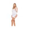 Pink Lipstick Bold Babe Long Sleeve Dress White O/s