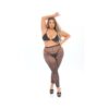 Pink Lipstick Tall Order Bra Top & Leggings Black Qn
