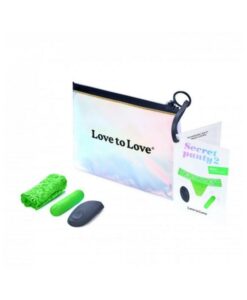 Love To Love Secret Panty 2 Neon Green (gift Bag Packaging)
