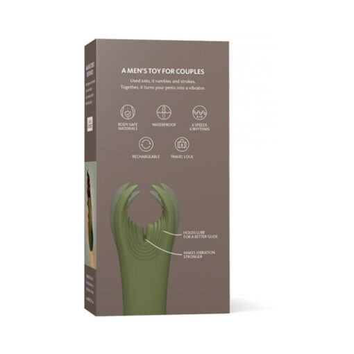 Fun Factory Manta Man Tool Moss Green - Image 3