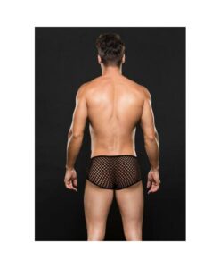 Envy Modern Fishnet Trunk Black S/m
