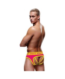 Envy Solid Jock Pink/yellow M/l