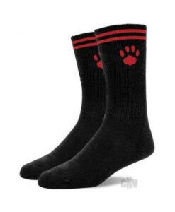 Prowler Red Crew Socks Blk/red