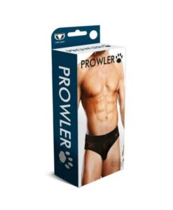 Prowler Black Lace Open Brief Xl