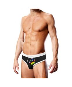 Prowler Swim Blk Oversize Paw Brief Sm