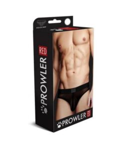 Prowler Red Fishnet Assless Brief Blk Md