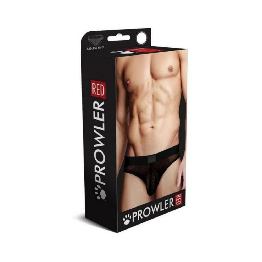 Prowler Red Fishnet Assles Brief Blk Xxl