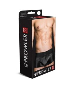 Prowler Red Wetlook Assless Trunk Blk Lg