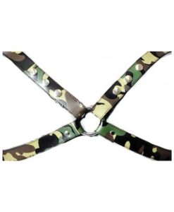 Sensual Sin Leather X Harness Camo S/M