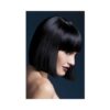 Smiffy Fever Wig Lola Black Blunt Cut Bob 12 inches Long