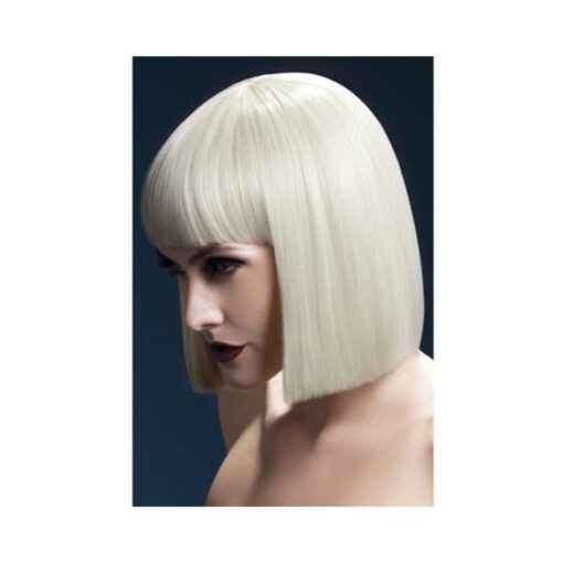 Smiffy Fever Wig Lola Blonde Blunt Cut Bob 12 inches Long