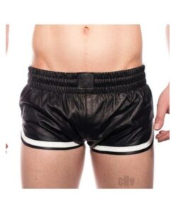 Prowler Red Leather Sport Shorts Wht Xxl