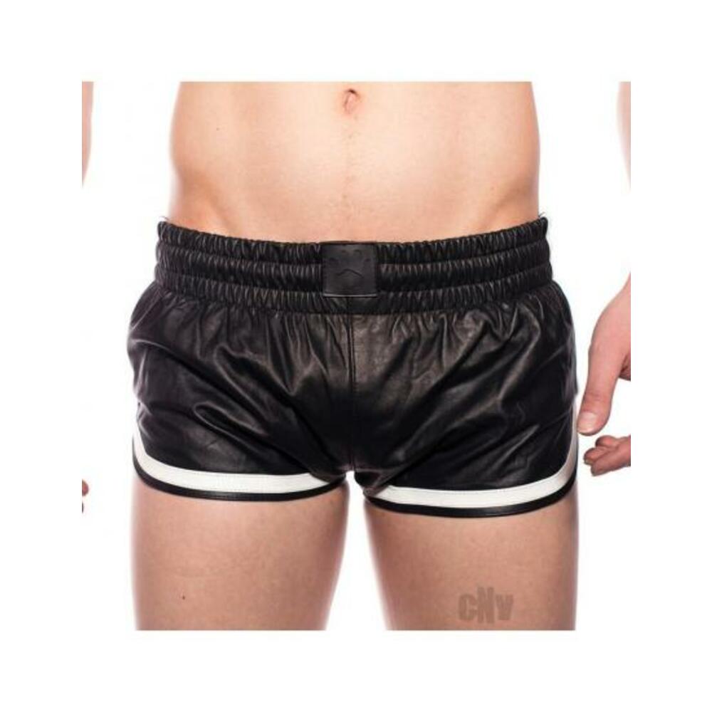 Prowler Red Leather Sport Shorts Wht Xxl