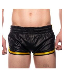 Prowler Red Leather Sport Shorts Yellxxl