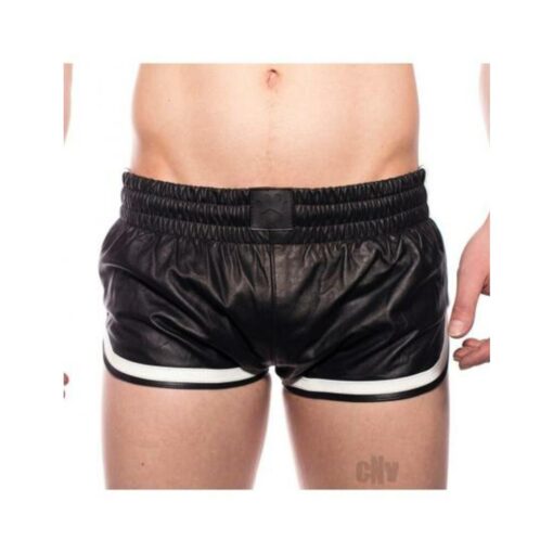 Prowler Red Leather Sport Shorts Whtxxxl