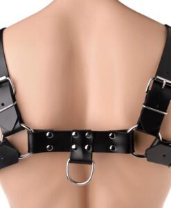 Alternative view of English Bull Dog Harness Black Leather