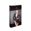 Noir Handmade Powerwetlook Minidress With Corset 3xl